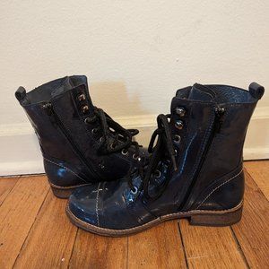 Genuine Patton leather ankle boots